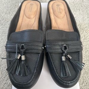 NIB Giani Bernini Dacee Black Leather Shoes Sz 10